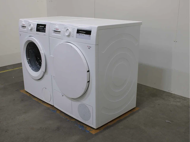 Bosch serie|6 varioperfect ecosilence drive wasmachine & bosch serie|4 wasdroger - afbeelding 7 van  8