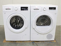 Bosch serie|6 varioperfect ecosilence drive wasmachine & bosch serie|4 wasdroger - afbeelding 1 van  8
