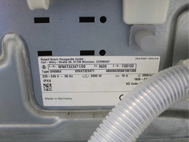 Bosch serie|6 varioperfect ecosilence drive wasmachine & bosch serie|4 wasdroger - afbeelding 5 van  8