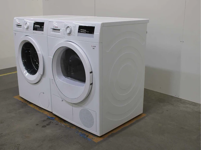 Bosch serie|6 varioperfect ecosilence drive wasmachine & bosch serie|4 wasdroger - afbeelding 7 van  8