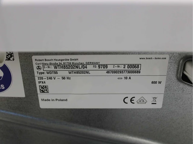 Bosch serie|6 varioperfect ecosilence drive wasmachine & bosch serie|4 wasdroger - afbeelding 8 van  8