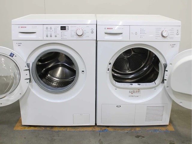 Bosch serie|6 varioperfect ecosilence drive wasmachine & bosch serie|4 wasdroger - afbeelding 2 van  8