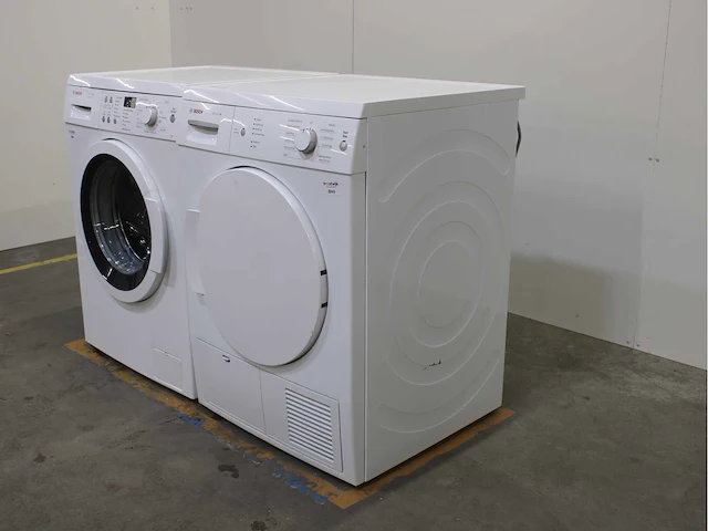 Bosch serie|6 varioperfect ecosilence drive wasmachine & bosch serie|4 wasdroger - afbeelding 7 van  8