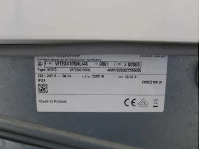 Bosch serie|6 varioperfect ecosilence drive wasmachine & bosch serie|4 wasdroger - afbeelding 8 van  8