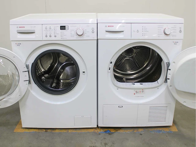 Bosch serie|6 varioperfect ecosilence drive wasmachine & bosch serie|4 wasdroger - afbeelding 2 van  8