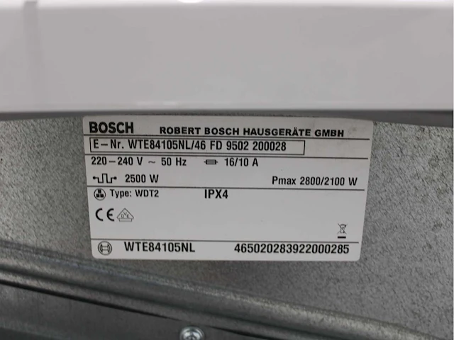Bosch serie|6 varioperfect ecosilence drive wasmachine & bosch serie|4 wasdroger - afbeelding 8 van  8