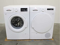 Bosch serie|6 varioperfect ecosilence drive wasmachine & bosch serie|4 wasdroger - afbeelding 1 van  8