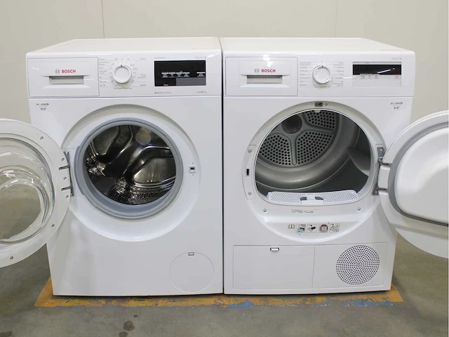 Bosch serie|6 varioperfect ecosilence drive wasmachine & bosch serie|4 wasdroger - afbeelding 2 van  8