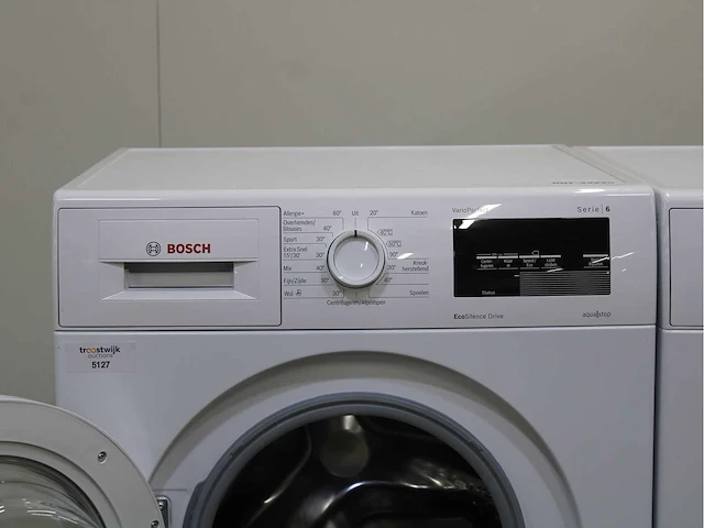 Bosch serie|6 varioperfect ecosilence drive wasmachine & bosch serie|4 wasdroger - afbeelding 3 van  8