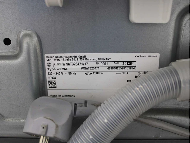 Bosch serie|6 varioperfect ecosilence drive wasmachine & bosch serie|4 wasdroger - afbeelding 5 van  8