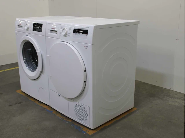 Bosch serie|6 varioperfect ecosilence drive wasmachine & bosch serie|4 wasdroger - afbeelding 7 van  8