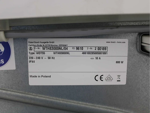 Bosch serie|6 varioperfect ecosilence drive wasmachine & bosch serie|4 wasdroger - afbeelding 8 van  8