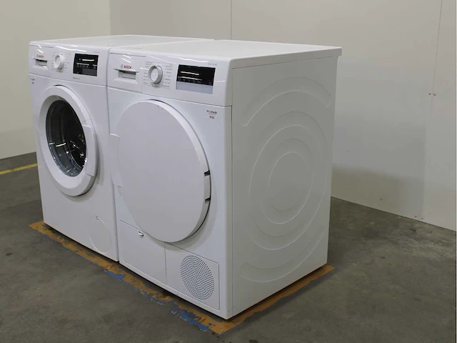 Bosch serie|6 varioperfect ecosilence drive wasmachine & bosch serie|4 wasdroger - afbeelding 7 van  8