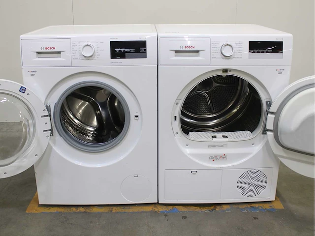Bosch serie|6 varioperfect ecosilence drive wasmachine & bosch serie|4 wasdroger - afbeelding 2 van  8