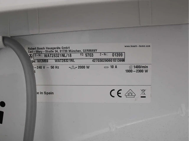 Bosch serie|6 varioperfect ecosilence drive wasmachine & bosch serie|4 wasdroger - afbeelding 5 van  8