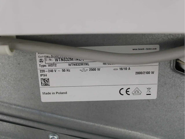Bosch serie|6 varioperfect ecosilence drive wasmachine & bosch serie|4 wasdroger - afbeelding 8 van  8