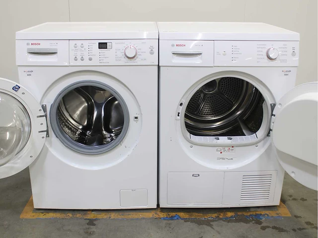 Bosch serie|6 varioperfect ecosilence drive wasmachine & bosch serie|4 wasdroger - afbeelding 2 van  8