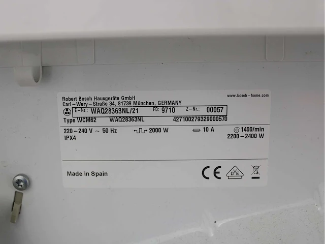 Bosch serie|6 varioperfect ecosilence drive wasmachine & bosch serie|4 wasdroger - afbeelding 5 van  8