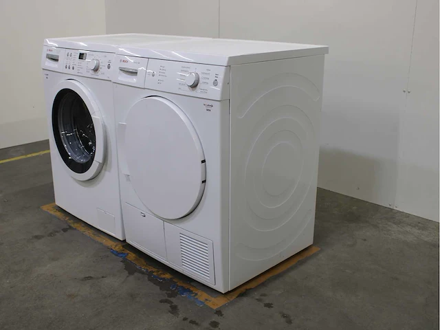Bosch serie|6 varioperfect ecosilence drive wasmachine & bosch serie|4 wasdroger - afbeelding 7 van  8
