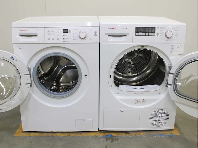 Bosch serie|6 varioperfect ecosilence drive wasmachine & bosch serie|4 wasdroger - afbeelding 2 van  8