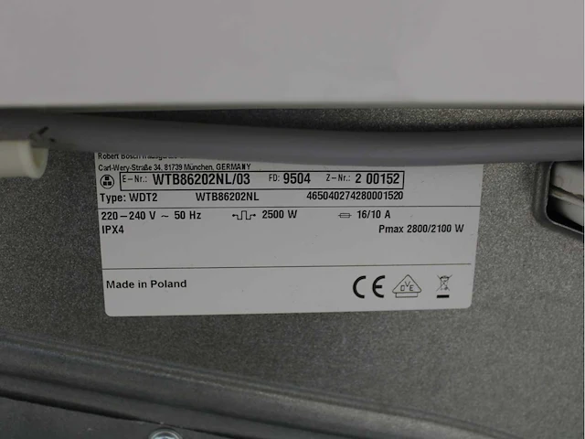 Bosch serie|6 varioperfect ecosilence drive wasmachine & bosch serie|4 wasdroger - afbeelding 8 van  8