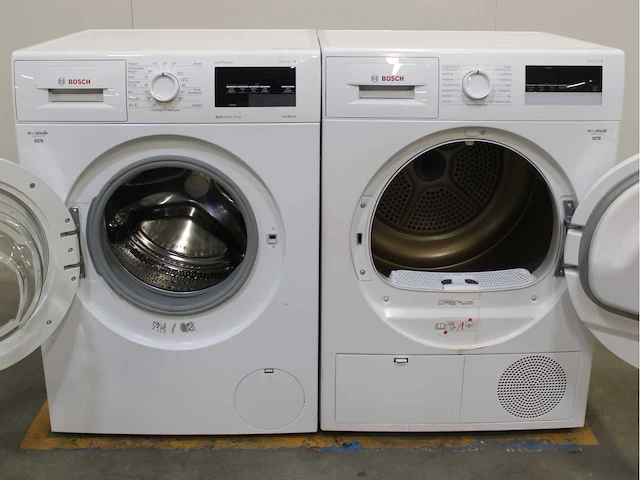Bosch serie|6 varioperfect ecosilence drive wasmachine & bosch serie|4 wasdroger - afbeelding 2 van  8