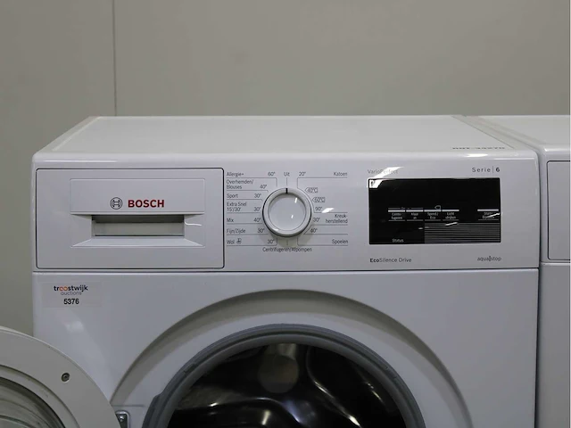 Bosch serie|6 varioperfect ecosilence drive wasmachine & bosch serie|4 wasdroger - afbeelding 3 van  8