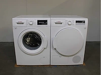 Bosch serie|6 varioperfect ecosilence drive wasmachine & bosch serie|4 wasdroger - afbeelding 1 van  8