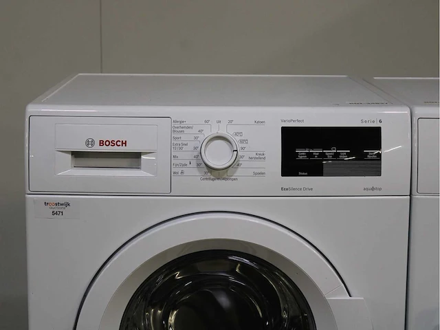 Bosch serie|6 varioperfect ecosilence drive wasmachine & bosch serie|4 wasdroger - afbeelding 3 van  8