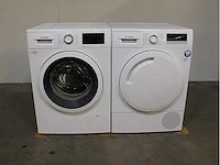 Bosch serie|6 varioperfect ecosilence drive wasmachine & bosch serie|4 wasdroger - afbeelding 1 van  8