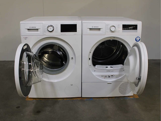 Bosch serie|6 varioperfect ecosilence drive wasmachine & bosch serie|4 wasdroger - afbeelding 2 van  8