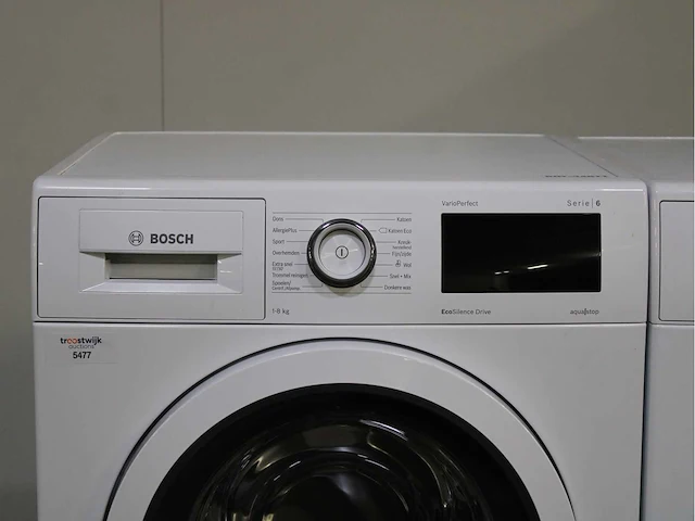 Bosch serie|6 varioperfect ecosilence drive wasmachine & bosch serie|4 wasdroger - afbeelding 3 van  8