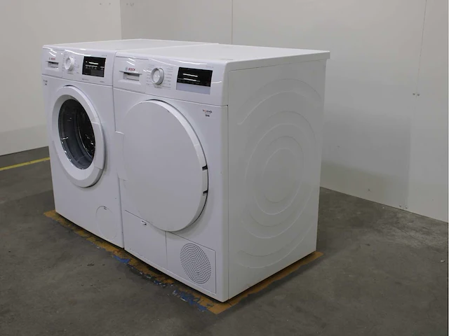 Bosch serie|6 varioperfect ecosilence drive wasmachine & bosch serie|4 wasdroger - afbeelding 7 van  8
