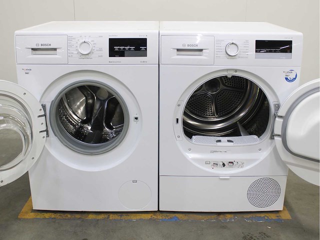 Bosch serie|6 varioperfect ecosilence drive wasmachine & bosch serie|4 wasdroger - afbeelding 2 van  8