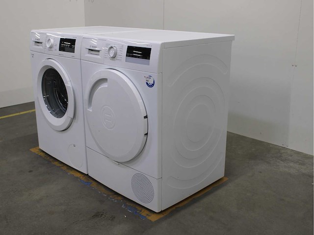 Bosch serie|6 varioperfect ecosilence drive wasmachine & bosch serie|4 wasdroger - afbeelding 7 van  8