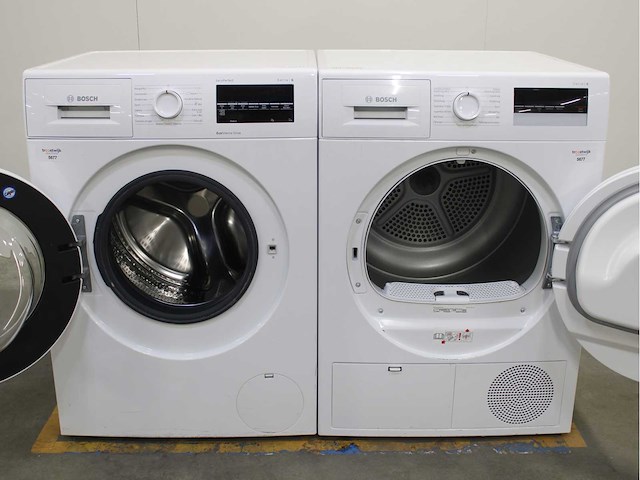 Bosch serie|6 varioperfect ecosilence drive wasmachine & bosch serie|4 wasdroger - afbeelding 2 van  8