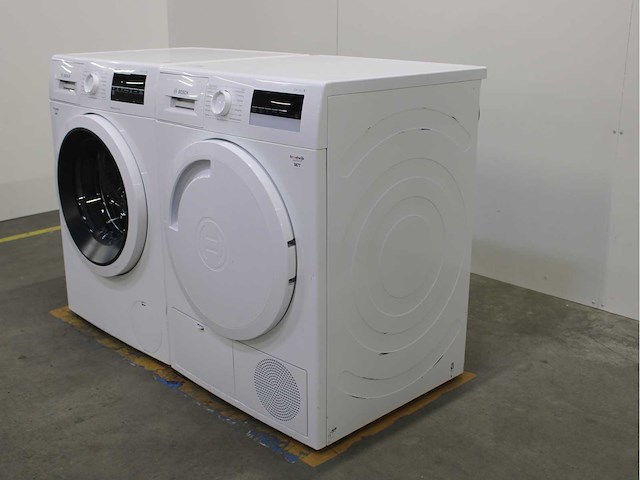 Bosch serie|6 varioperfect ecosilence drive wasmachine & bosch serie|4 wasdroger - afbeelding 7 van  8