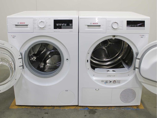 Bosch serie|6 varioperfect ecosilence drive wasmachine & bosch serie|4 wasdroger - afbeelding 2 van  8