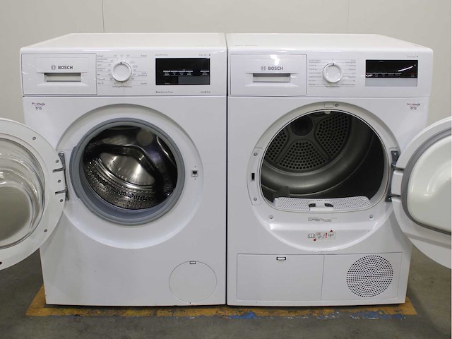 Bosch serie|6 varioperfect ecosilence drive wasmachine & bosch serie|4 wasdroger - afbeelding 2 van  8