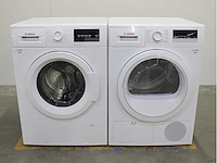 Bosch serie|6 varioperfect ecosilence drive wasmachine & bosch serie|4 wasdroger