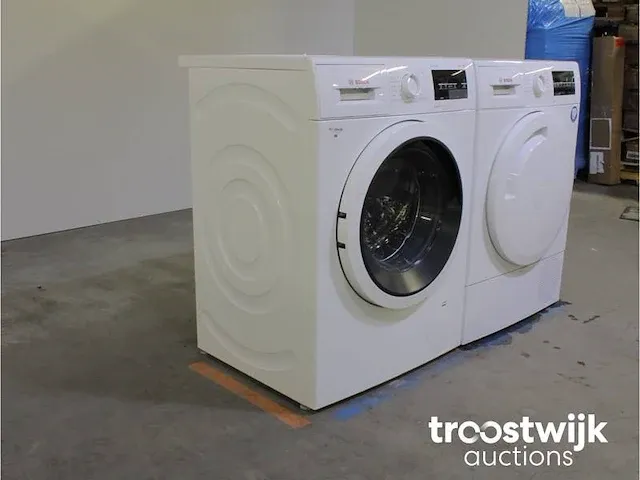Bosch serie|6 varioperfect ecosilence drive wasmachine & bosch serie|6 a+++ droger - afbeelding 4 van  8