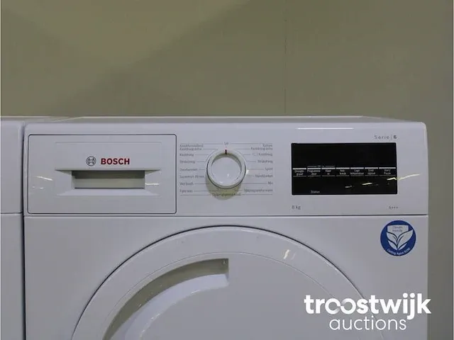 Bosch serie|6 varioperfect ecosilence drive wasmachine & bosch serie|6 a+++ droger - afbeelding 6 van  8