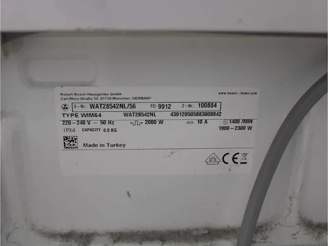 Bosch serie|6 varioperfect ecosilence drive wasmachine & bosch serie|6 droger - afbeelding 5 van  8