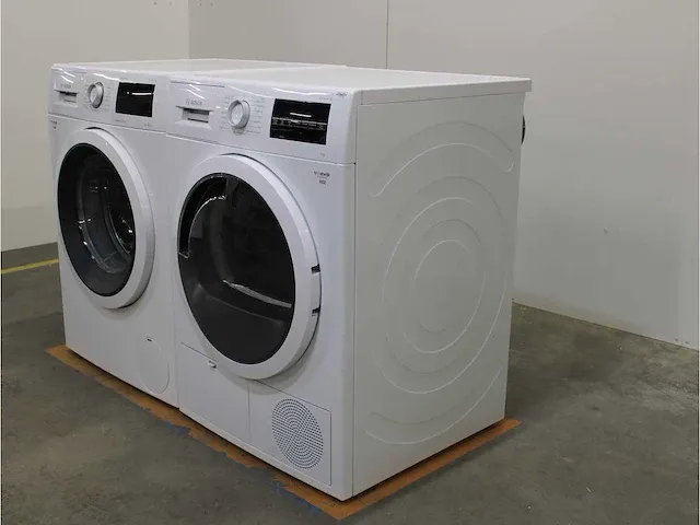 Bosch serie|6 varioperfect ecosilence drive wasmachine & bosch serie|6 droger - afbeelding 7 van  8