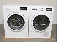 Bosch serie|6 varioperfect ecosilence drive wasmachine & bosch serie|6 droger - afbeelding 1 van  8