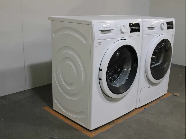 Bosch serie|6 varioperfect ecosilence drive wasmachine & bosch serie|6 droger - afbeelding 4 van  8