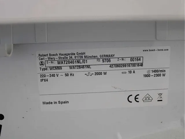 Bosch serie|6 varioperfect ecosilence drive wasmachine & bosch serie|6 droger - afbeelding 5 van  8