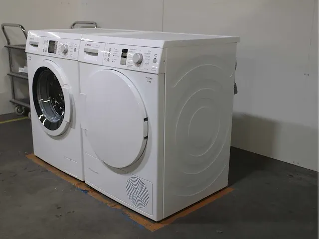 Bosch serie|6 varioperfect ecosilence drive wasmachine & bosch serie|6 selfcleaning condenser activeair technology droger - afbeelding 7 van  8