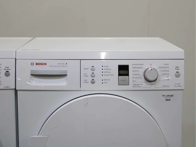 Bosch serie|6 varioperfect ecosilence drive wasmachine & bosch serie|6 selfcleaning condenser activeair technology wasdroger - afbeelding 6 van  8