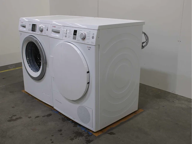 Bosch serie|6 varioperfect ecosilence drive wasmachine & bosch serie|6 selfcleaning condenser activeair technology wasdroger - afbeelding 7 van  8